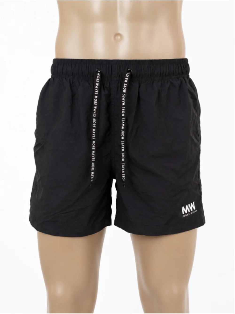 H&M Men’s Black “More Waves” Swim Shorts – Size M